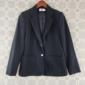 Vintage EJE Wool blend Black Blazer Women's 6